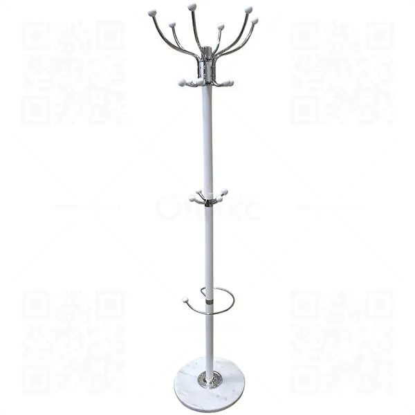 Вешалка LM-Y-256 белая, белый мрамор