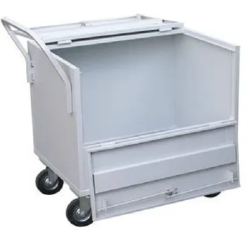 Тележка для денег средняя 2 крышки 730х560х670 мм.