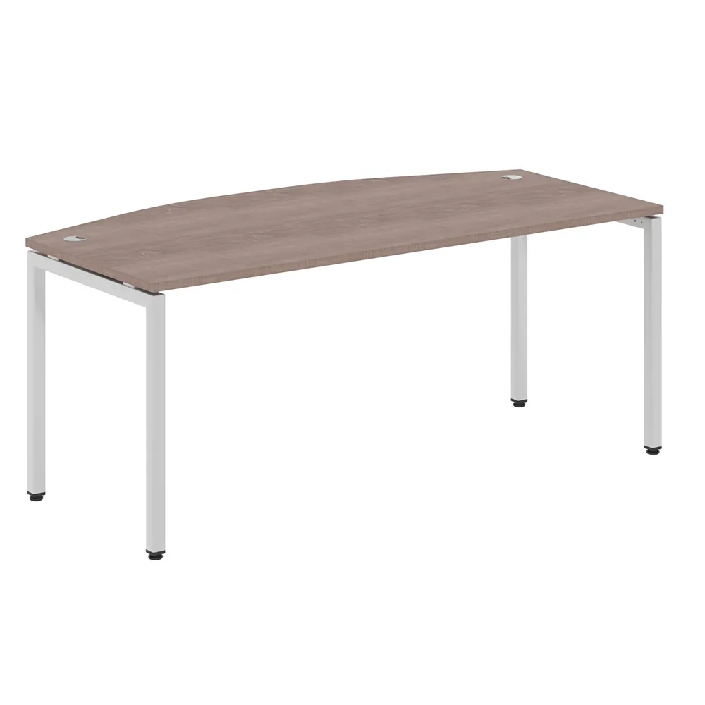 Стол руководителя XSET 189 1800х914х750 XTEN-S (НАБОР) (Дуб Сонома столеш. / белый каркас)