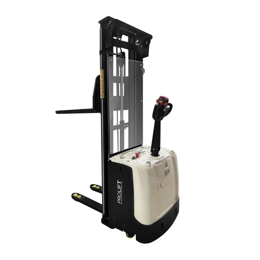 Штабелер самоходный PROLIFT M2 SDR 1645 Li-ion,  1600кг., 4,5м. с электроподъемом, АКБ 150Ah
